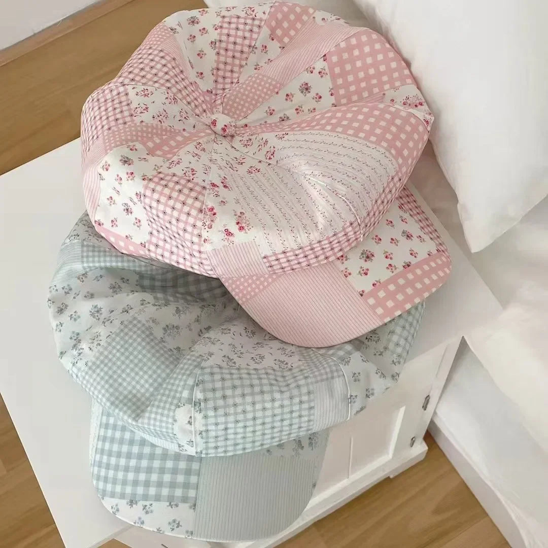 Pastel Patchwork Hat