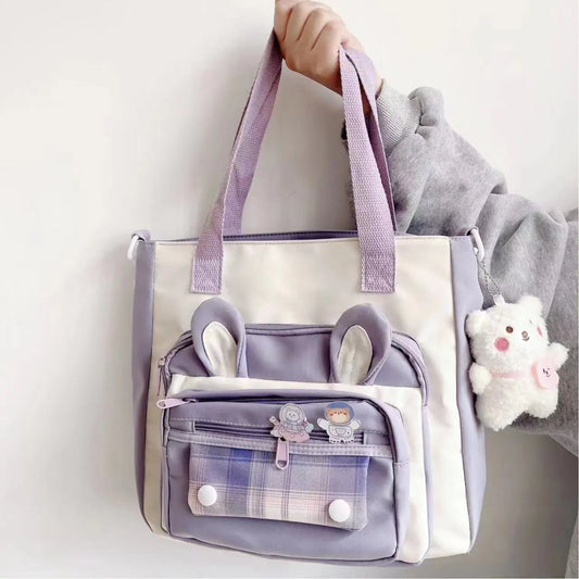 Kawaii Bunny Ears Tote Shoulder Bag