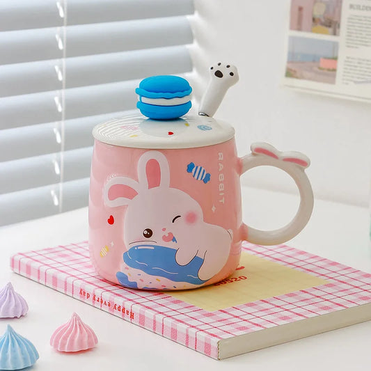 Macaron Bunny Mugs