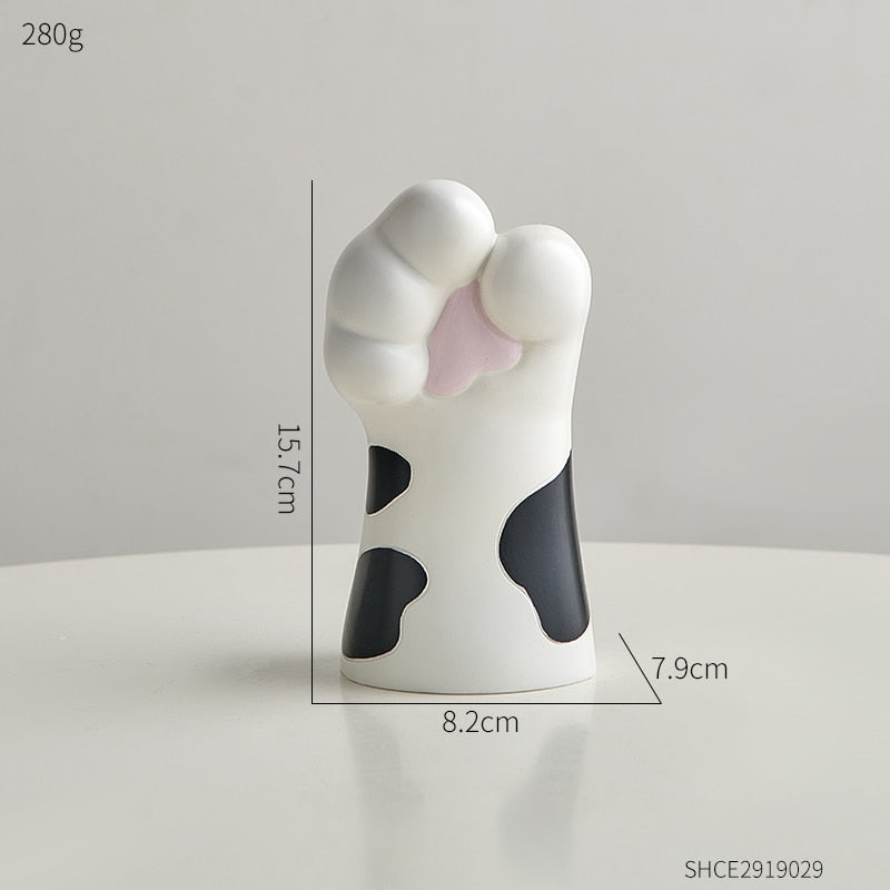 Kawaii Cat Paw Vase