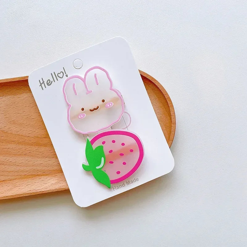 Kawaii Acrylic Hair Pin Clip