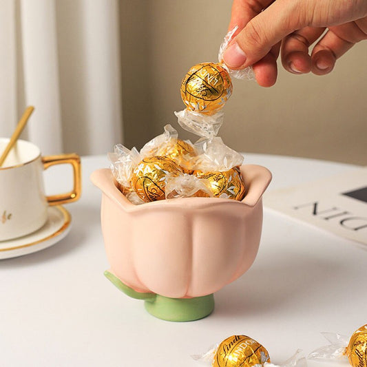 Kawaii Pastel Pink Flower Storage Box