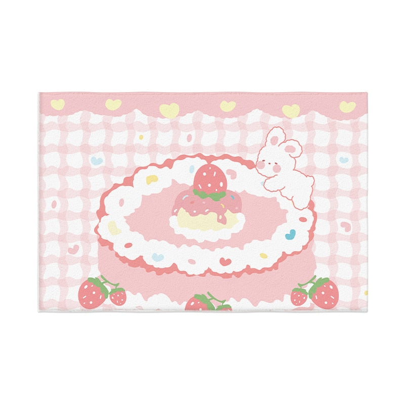 Kawaii Pastel Bedroom Rugs