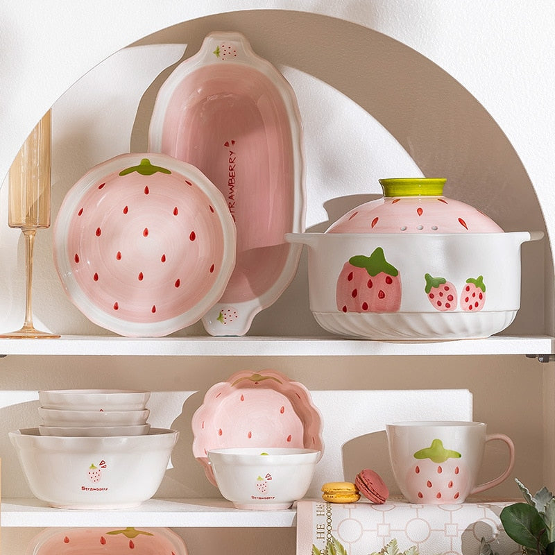 Strawberry Ceramic Tableware