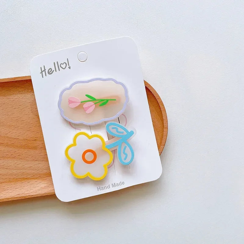Kawaii Acrylic Hair Pin Clip