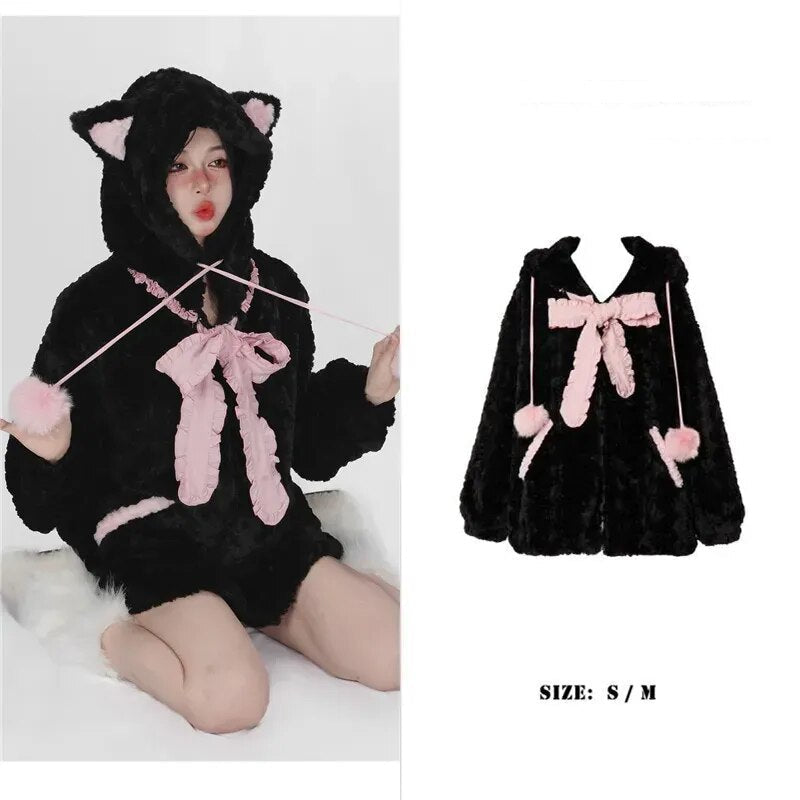 Harajuku Cat Hoodie