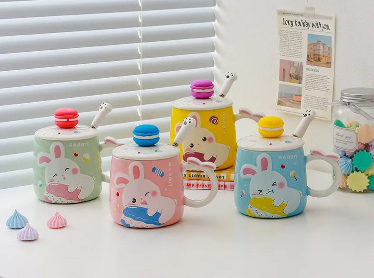 Macaron Bunny Mugs