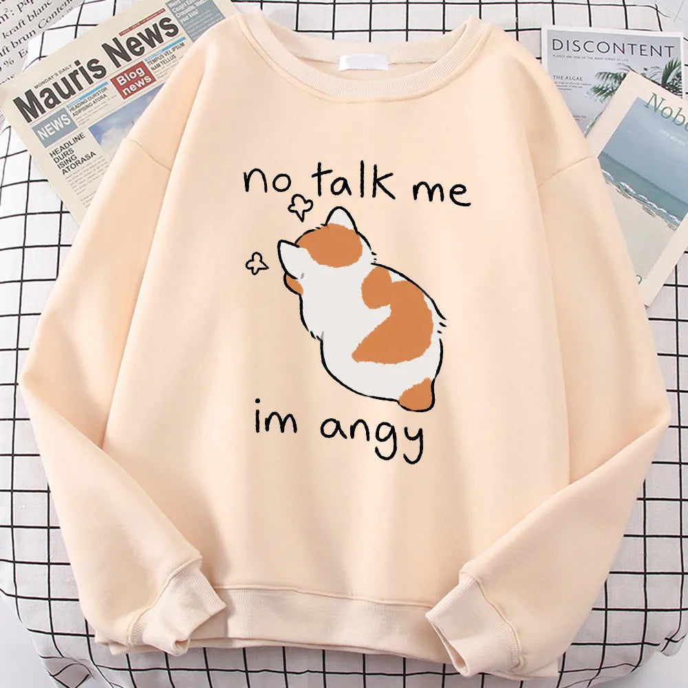 Angry 2025 cat sweater