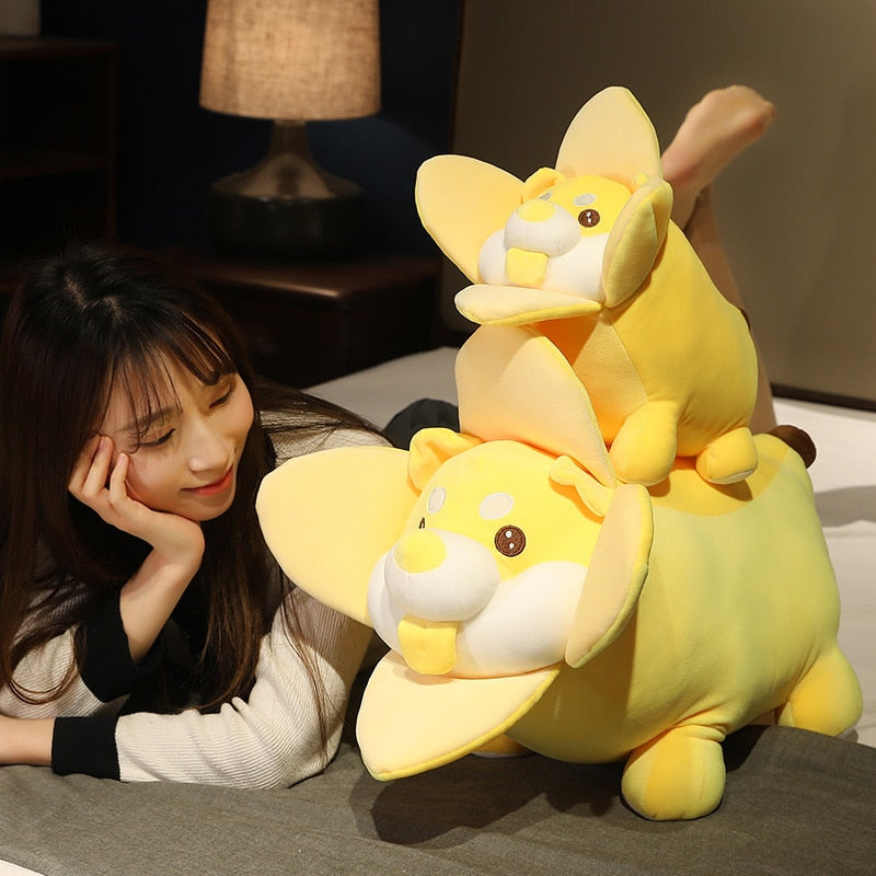 Cute Banana Shiba Inu Plushies