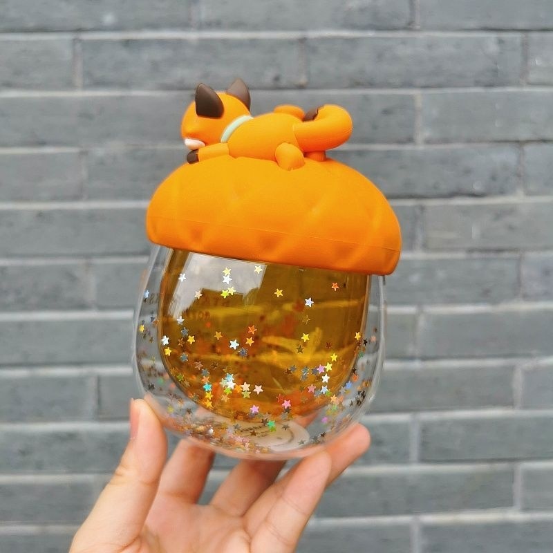 Kawaii Acorn Fox Cup