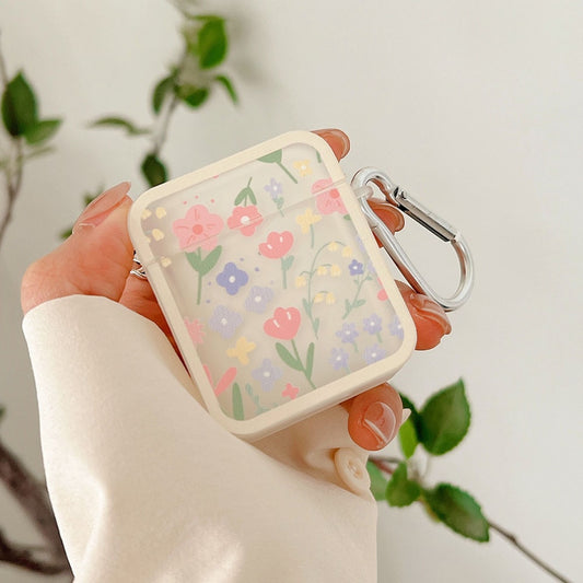 Kawaii Pastel Flowers AirPods Case