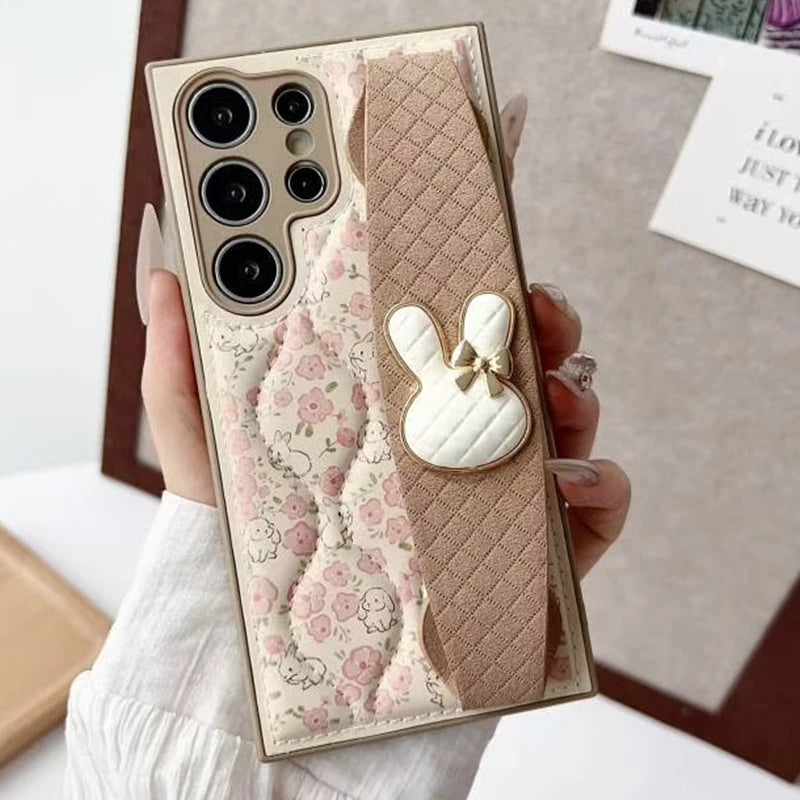 Kawaii Bunny Cottagecore Samsung Case | Soft Phone Cover Kawaii Bunny Cottagecore Samsung Case | Soft Phone Cover