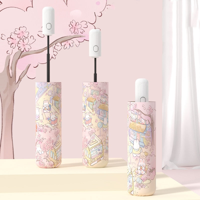 Sakura Town Bunny Umbrella