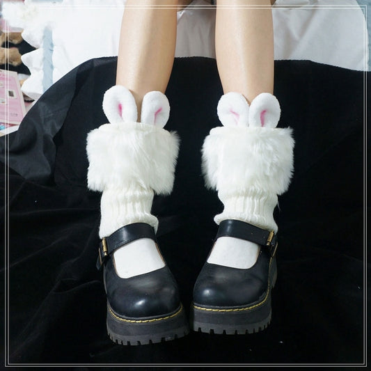 Cute Soft Rabbit Ear Socks