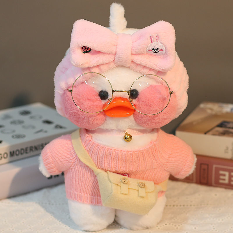 Kawaii Sassy Duck Plushies in Pink