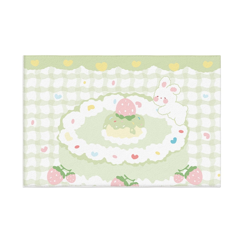 Kawaii Pastel Bedroom Rugs