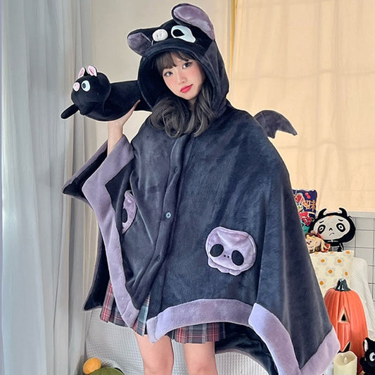 Kawaii Plush Bat Cloak