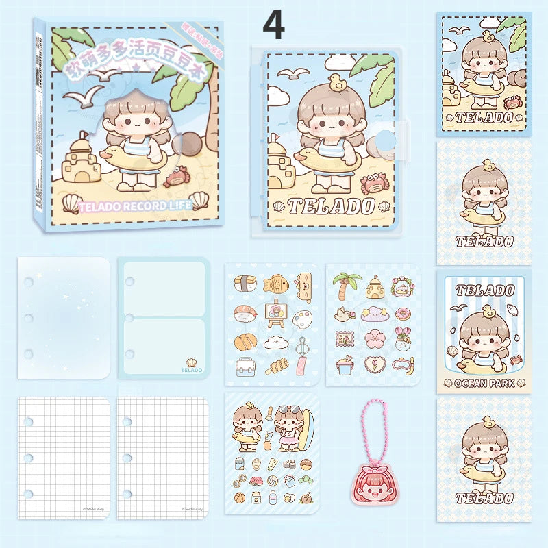 Kawaii Kawaii Girl Summer Seaside Notebooks