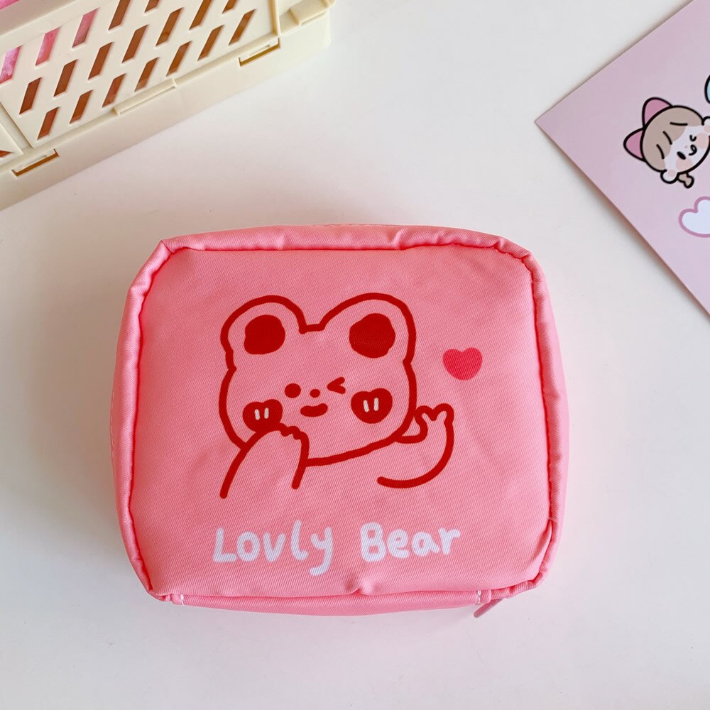 Kawaii Cute Sanitary Napkin Bag