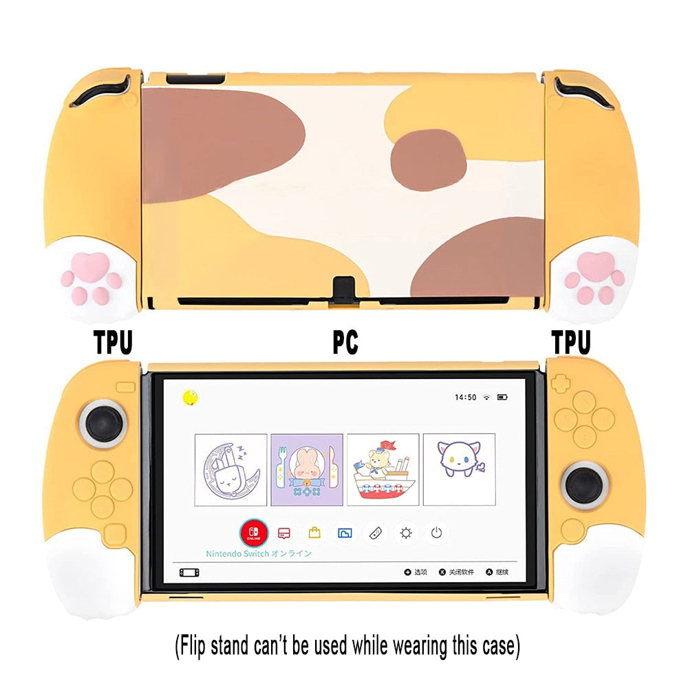 Kawaii Cat Paw Nintendo Switch Cases