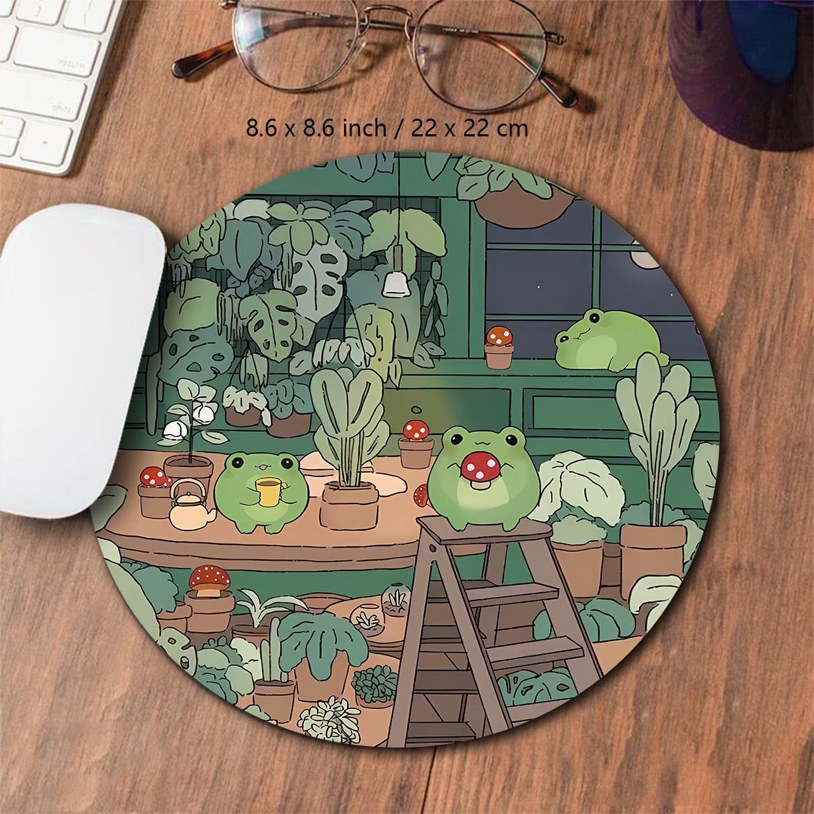 Kawaii Frogs Mosue Pad