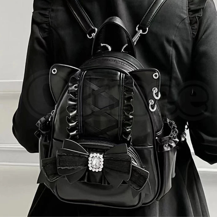 Pretty Black Cat Backpack
