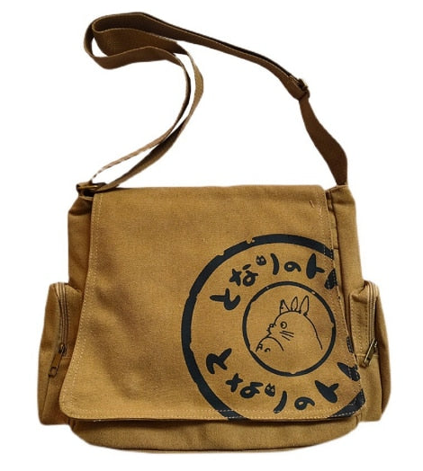 Kawaii MNT Canvas Messenger Bag