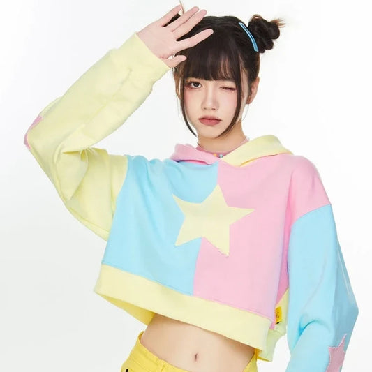 Pastel Star K-Pop Hoodie