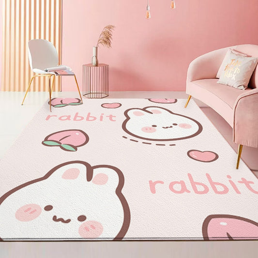 Kawaii Bunny Floor Rug