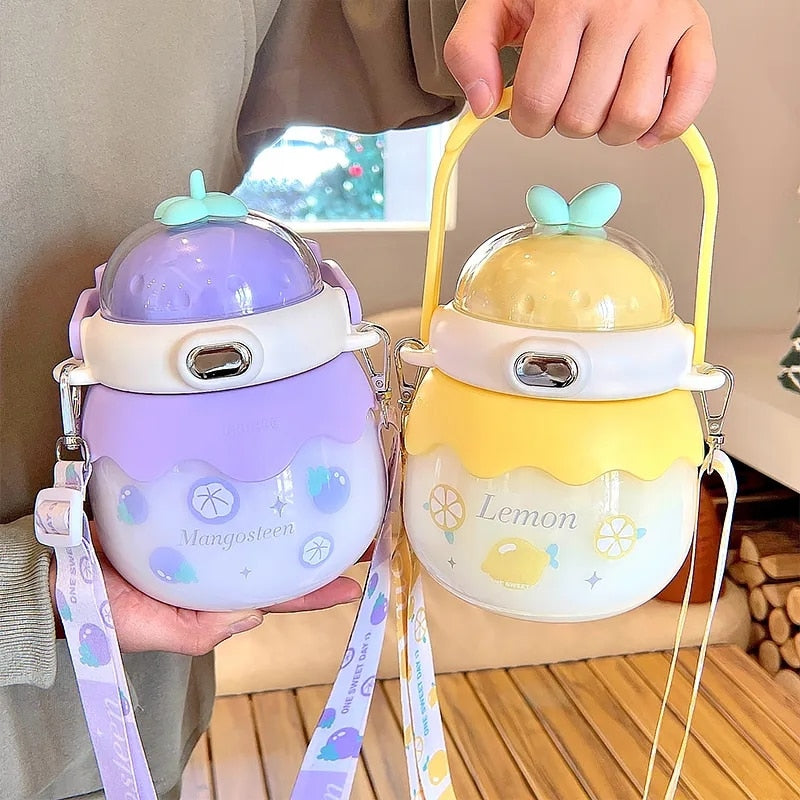 Kawaii Fruit Themed Water Bottles
