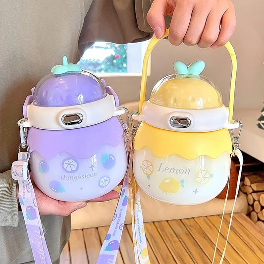Kawaii Fruit Themed Water Bottles