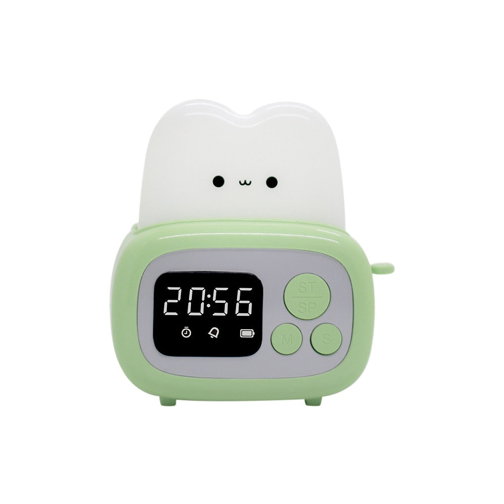 Kawaii Toaster Alarm Clock Night Light