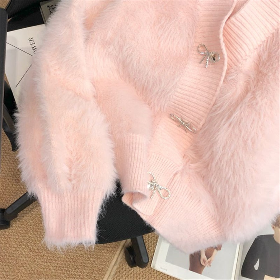 Kawaii Soft Elegant Cardigan Hem