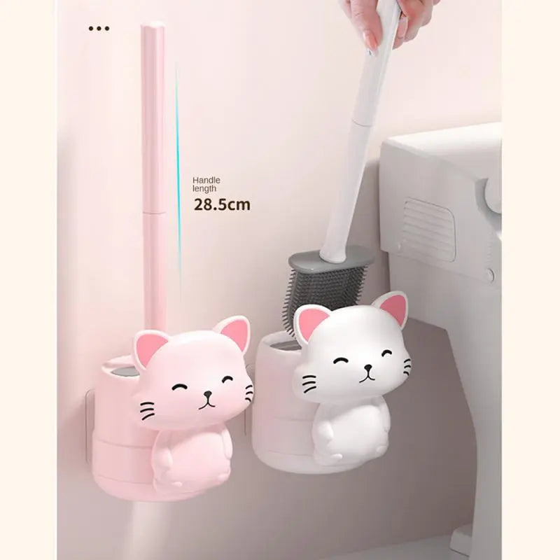Kawaii Cat Toilet Brushes