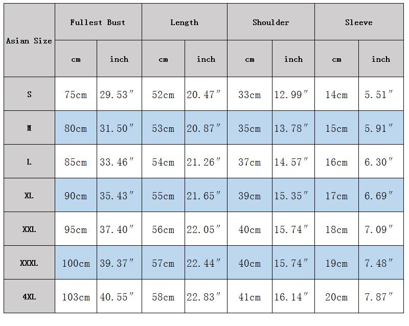 Sloth Mode On T-Shirt Size Chart