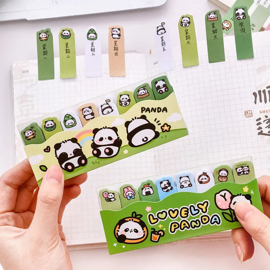 Panda Bookmark Sticky Notes