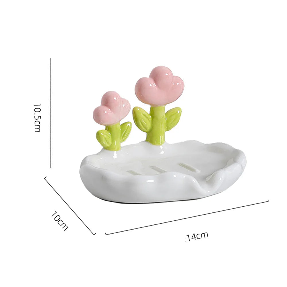Cute Flowers Soap Dish