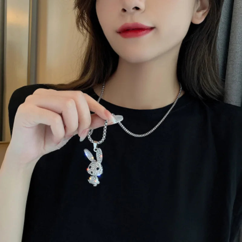 Kawaii Bunny Pendant Necklace