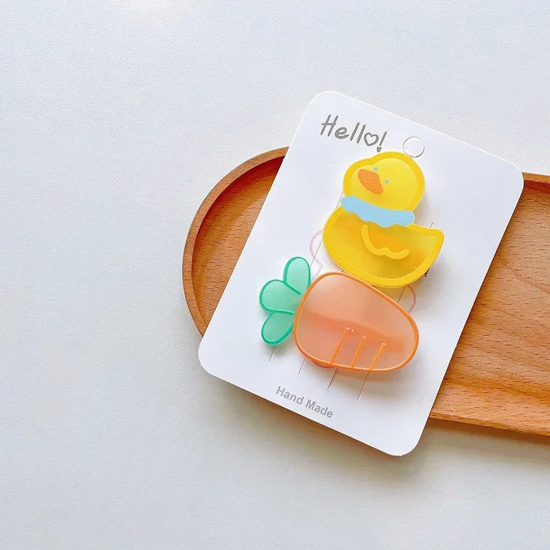 Kawaii Acrylic Hair Pin Clip