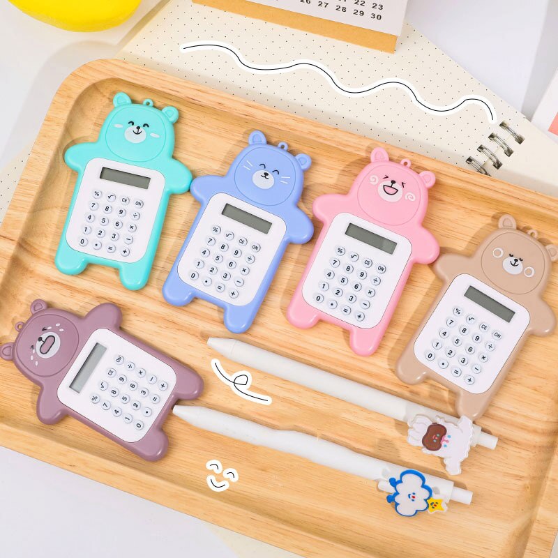 Kawaii Mini Bear Digital Calculators