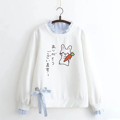 Harajuku Carrot Bunny Sweater
