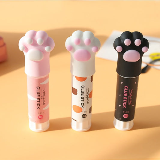 Kawaii Cat Paw Glue Sticks