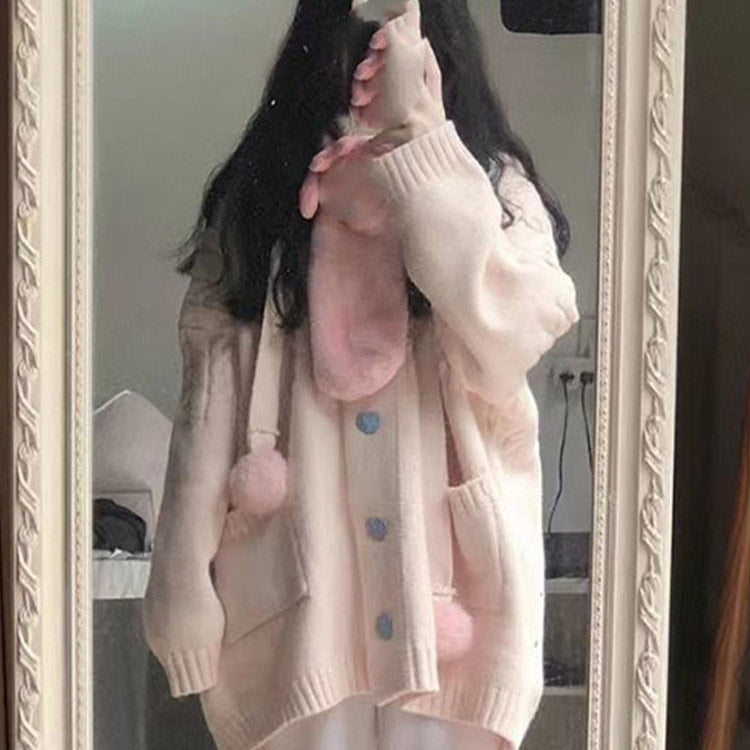 Kawaii Sweater Cardigan Hoodie