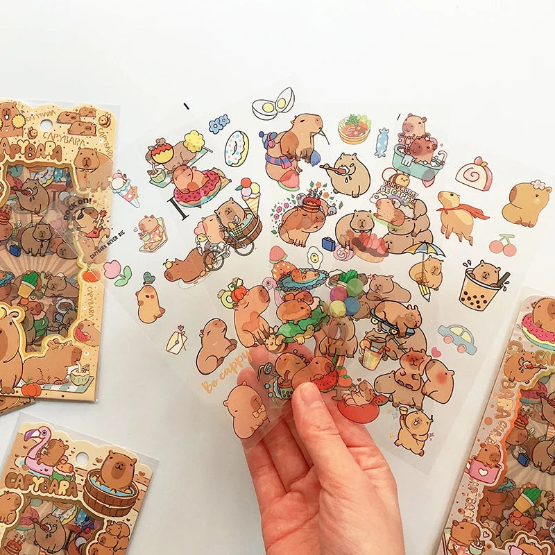 Cute Capybara Stickers