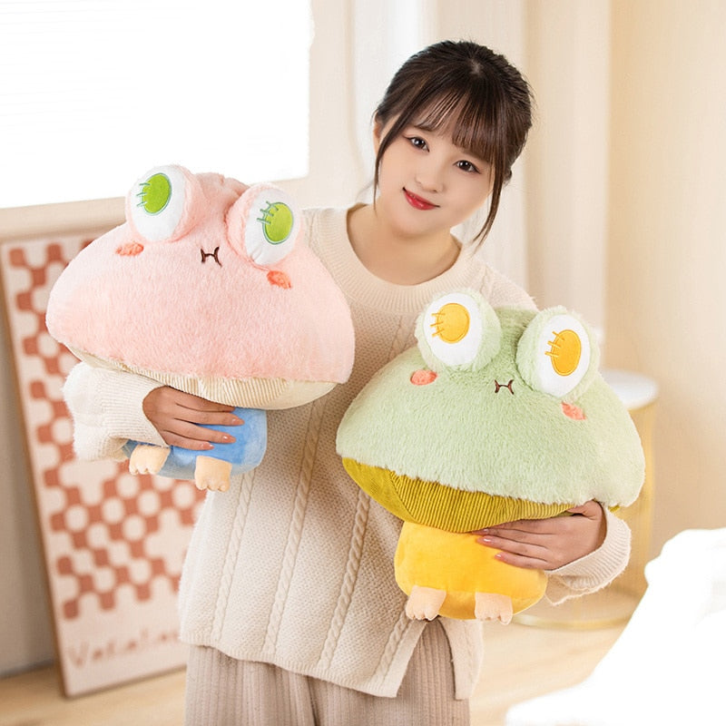 Kawaii Mushroom Frog Plushies