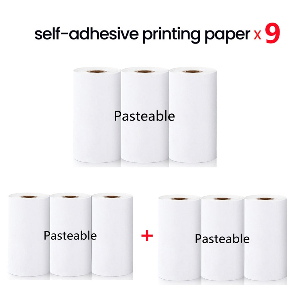 Kawaii Portable Cat Thermal Printer Paper