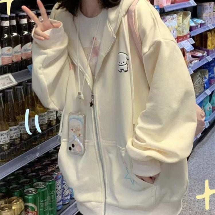 Fleece Zip Up Hoodie