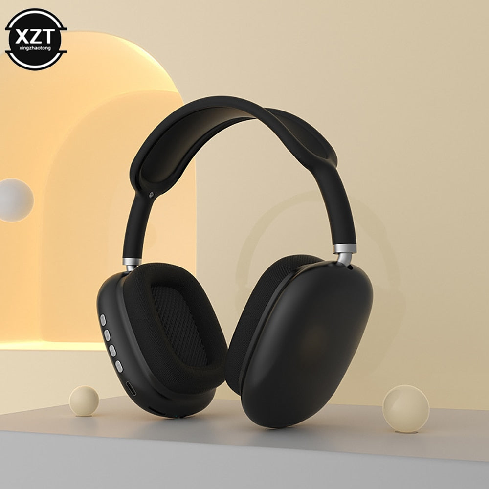 Black Wireless Bluetooth Headphones