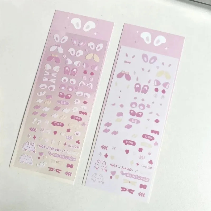 Kawaii Bunny Photo Card Stickers