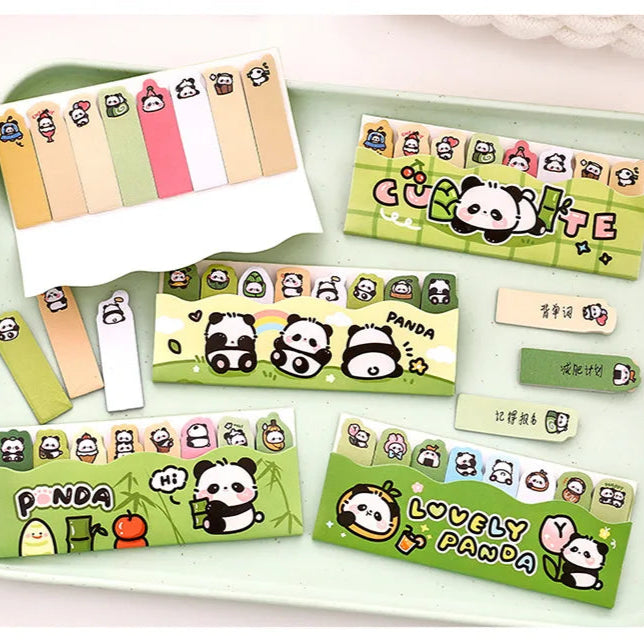 Panda Bookmark Sticky Notes
